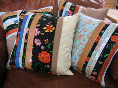 Patchwork Stripe Pillows: A Homage to the Women of Our Family