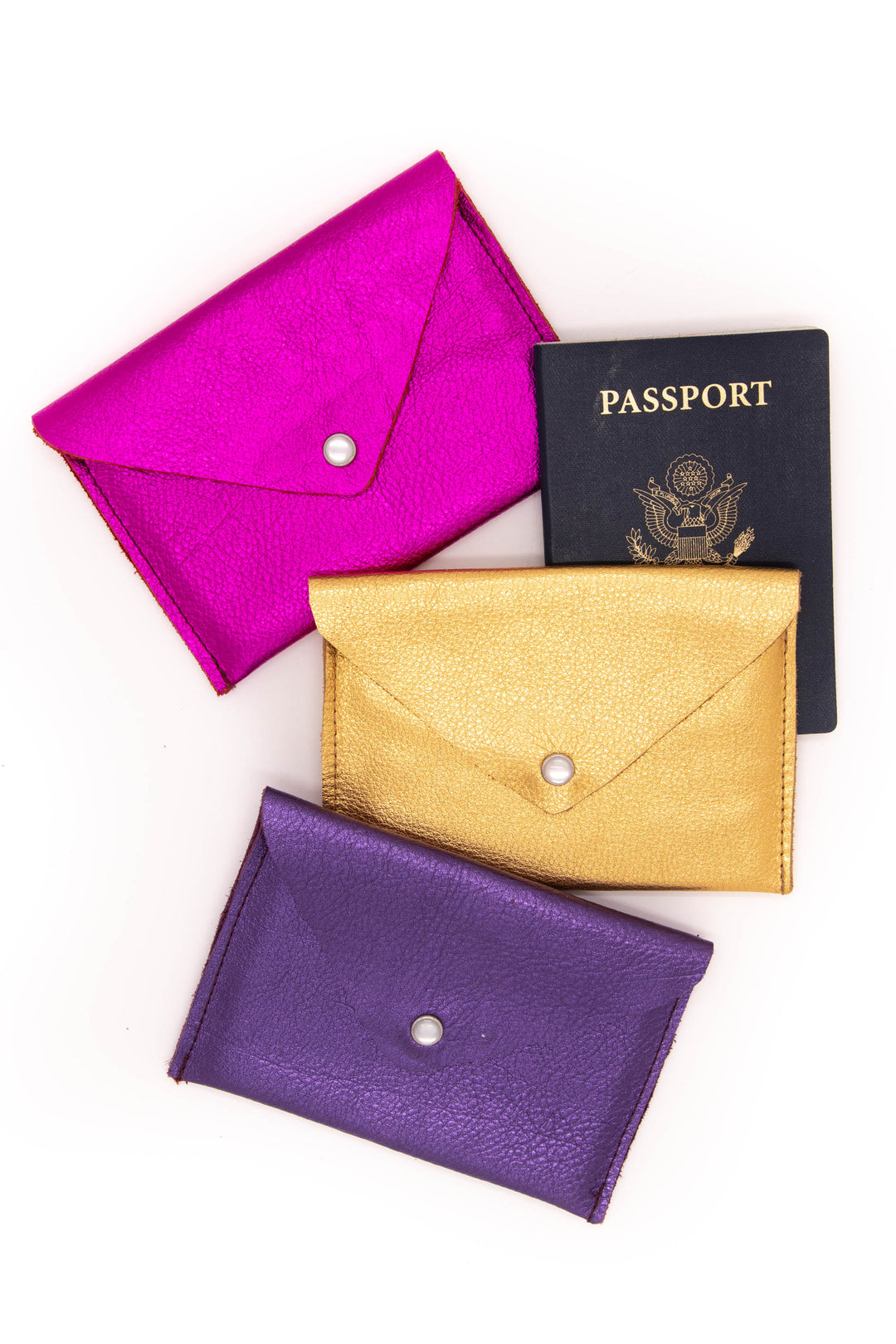 Passport Case Wallet - Recycled Leather