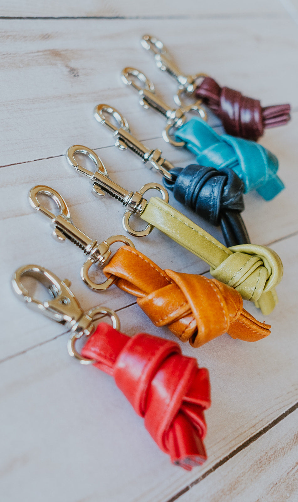 Knotted Keychain - Handmade Bag Charm