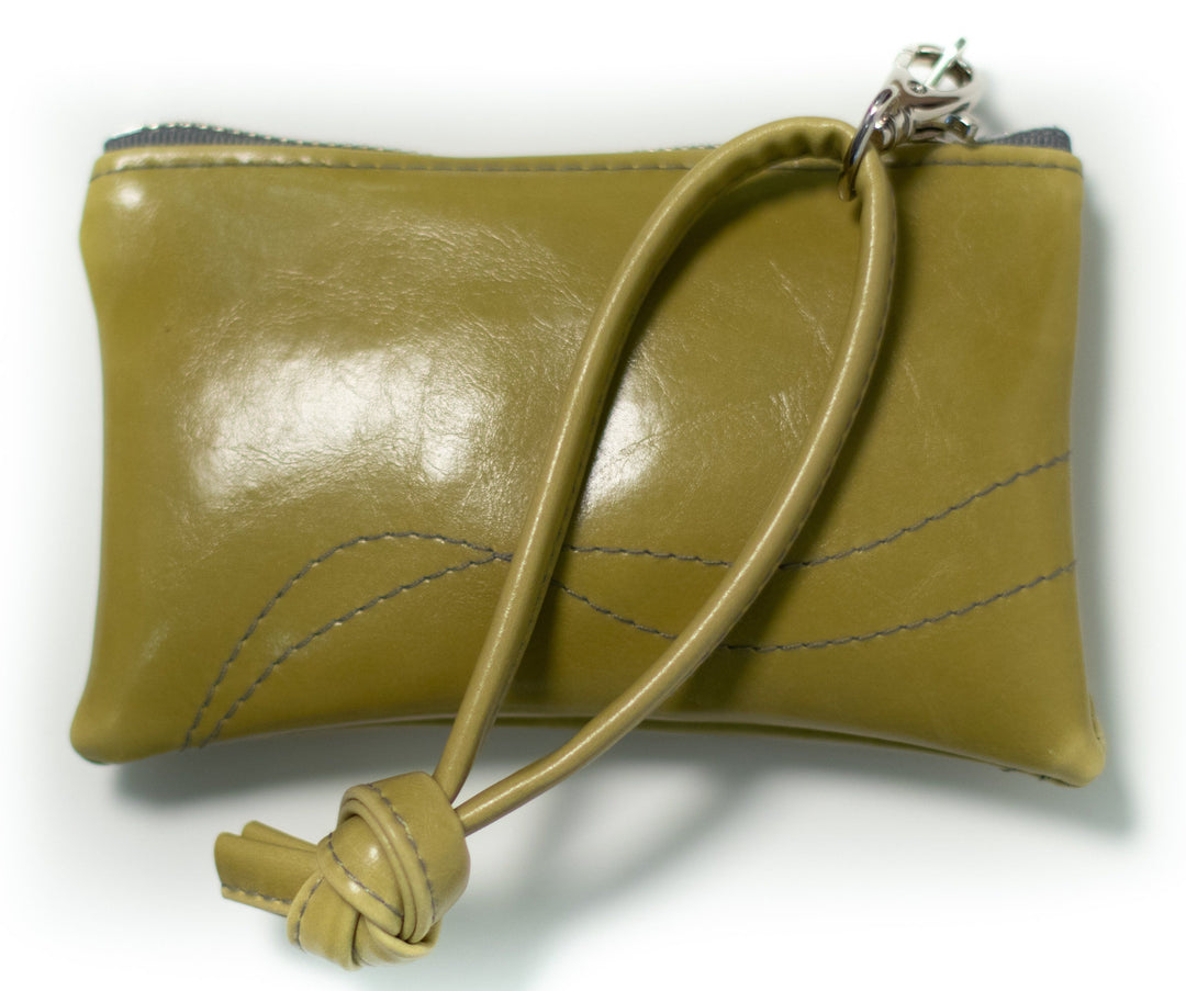 Small Valet Pouch Citrine Vegan Leather