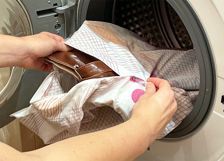 How should you really wash a vegan handbag?
