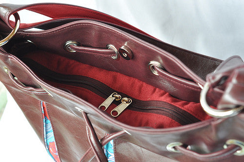 custom zipper closure for Soiree bag