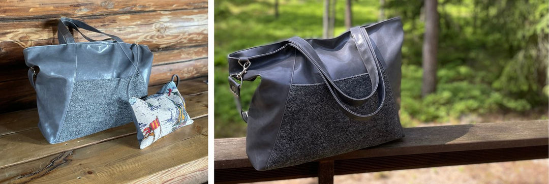 A day outdoors with the XL Troubadour tote