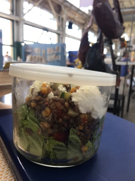 helen's lentil salad - trade joes vegan - meatless monday