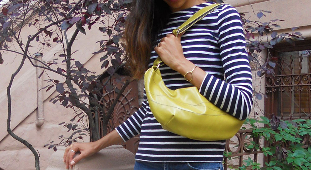 navy blue water resistant hobo
