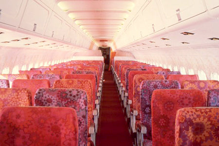 Vintage Airplane Fabric Bags