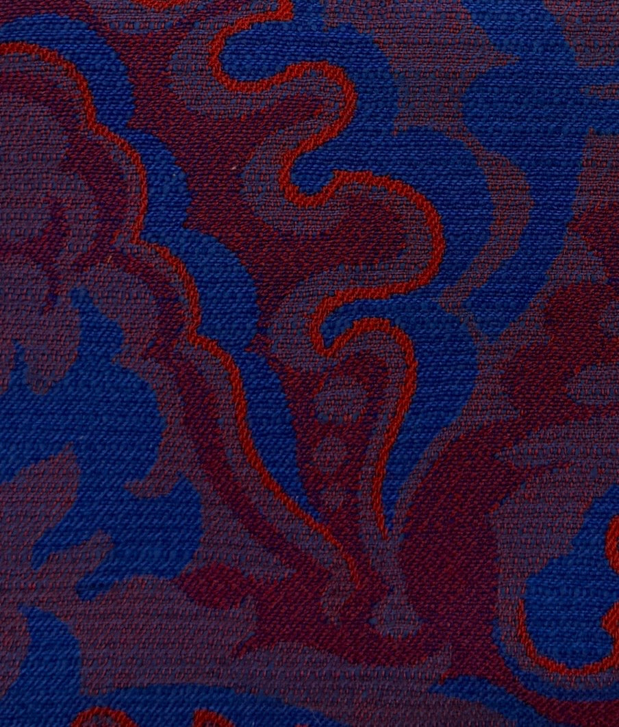 Western Airlines Paisley Vintage Airplane Fabric