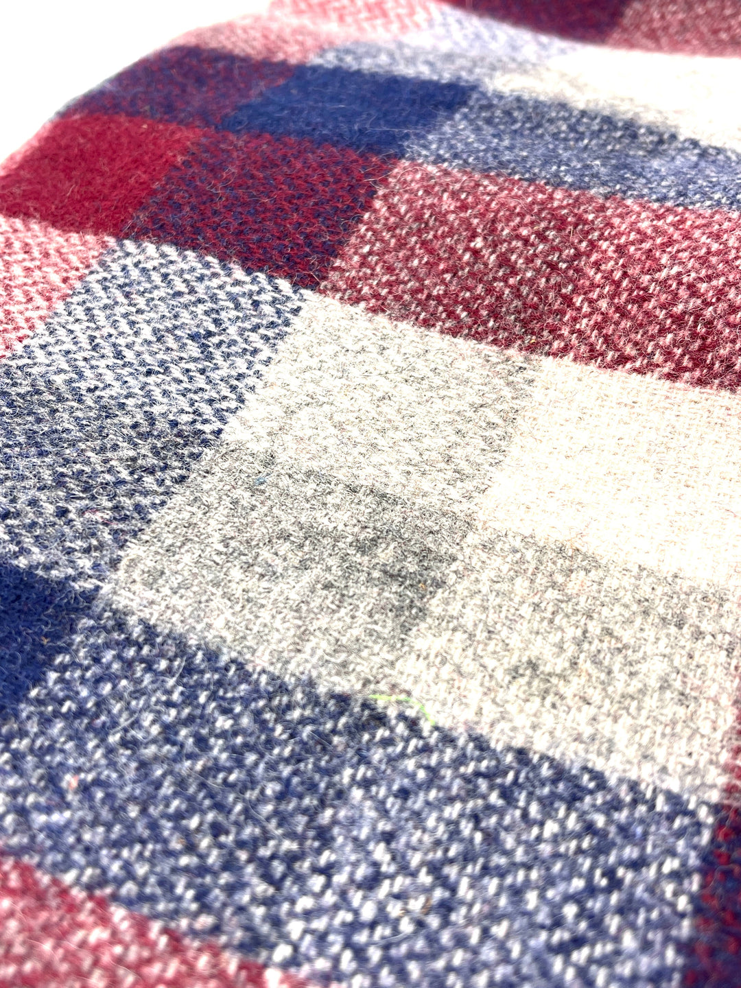 wine, navy and grey checkered plaid