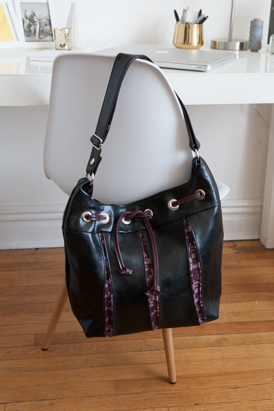 Soiree Pleated Bucket Bag Crossbody- By Special Request