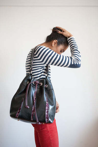 Soiree Pleated Bucket Bag Crossbody- By Special Request