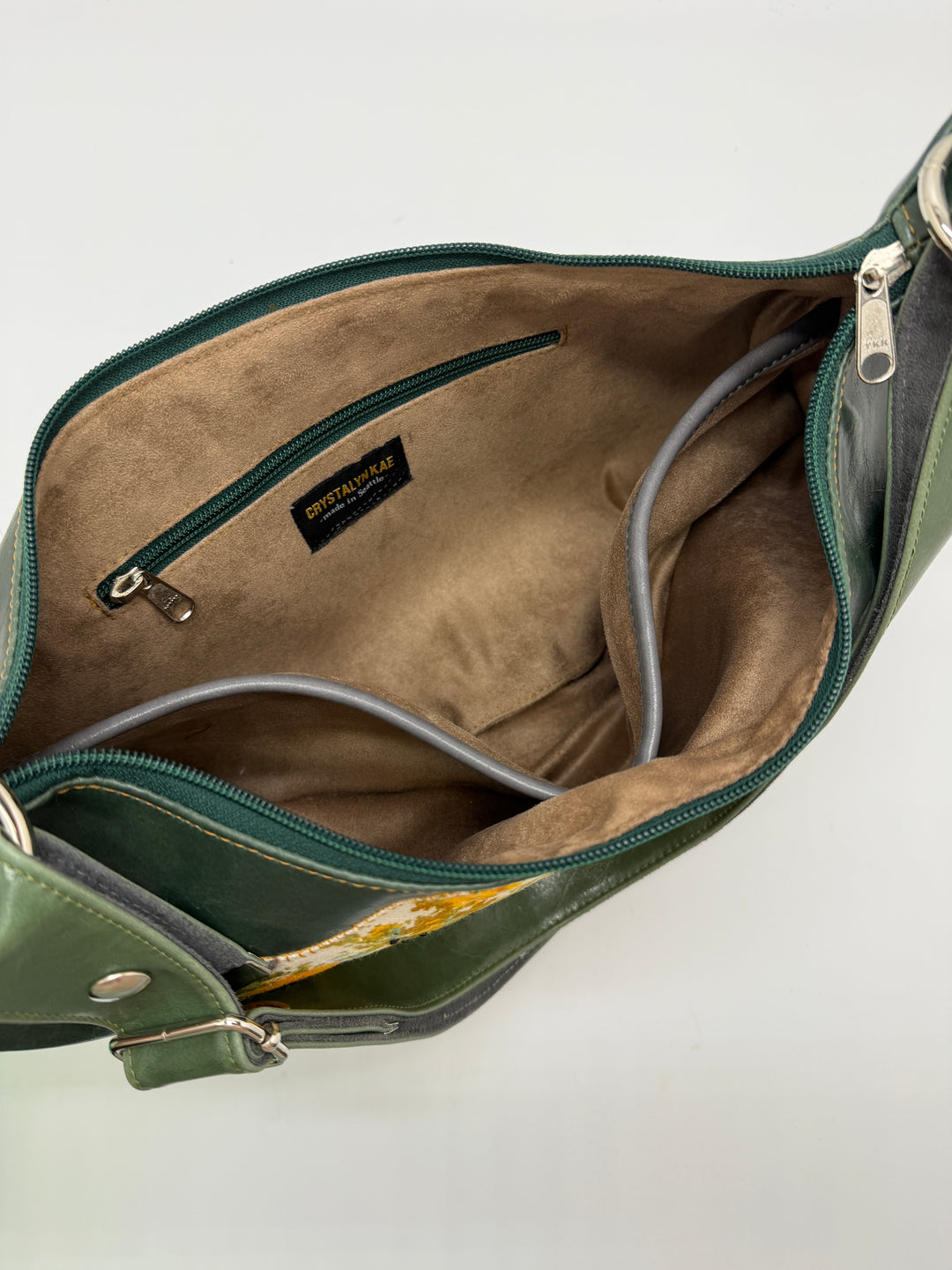 Charleston Large Hobo Bag - Floral Applique One of A Kind