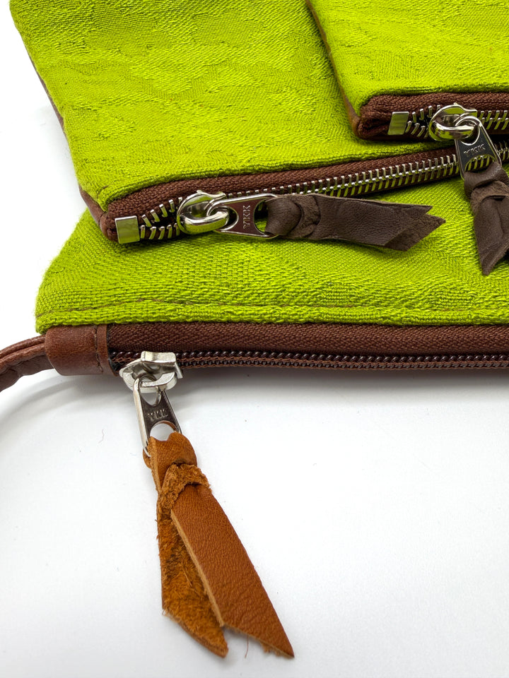 Bossa Nova Medium Crossbody Bag- Vintage 1970's Airplane Upholstery Fabric