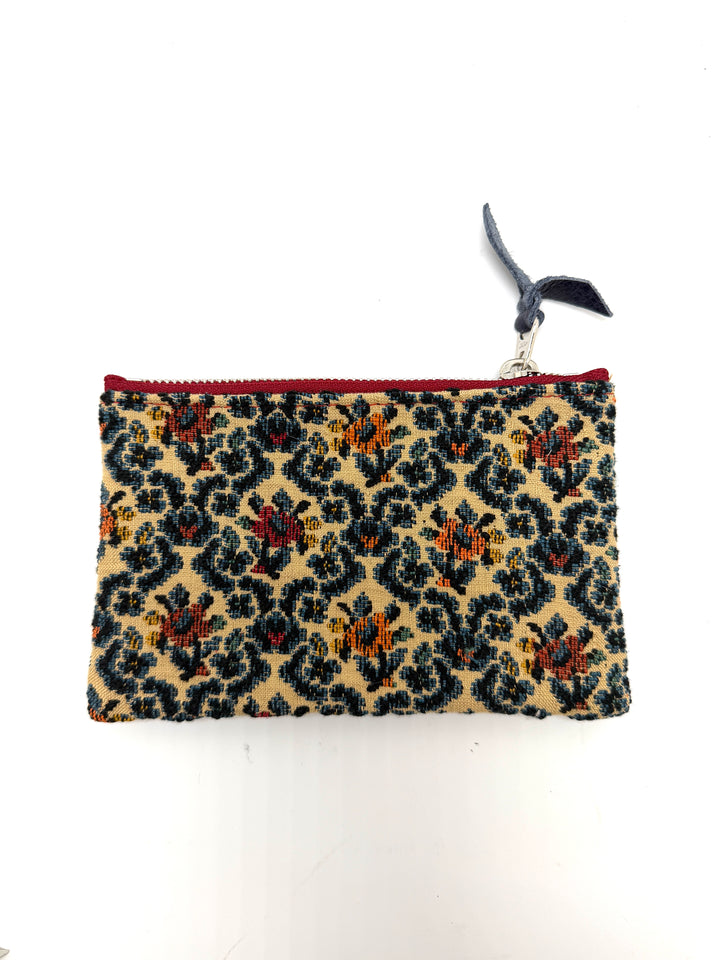 french  print pouch with a red zipper on a white background#color_parisian-harlequin