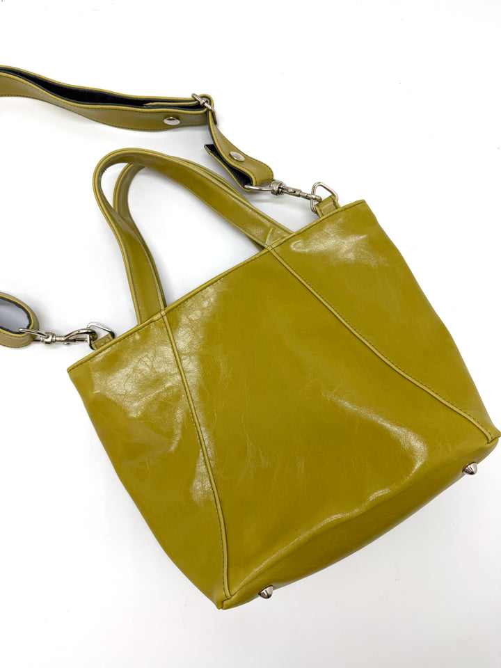 Mini Troubadour Tote - One of A Kind Citrine Floral Velvet