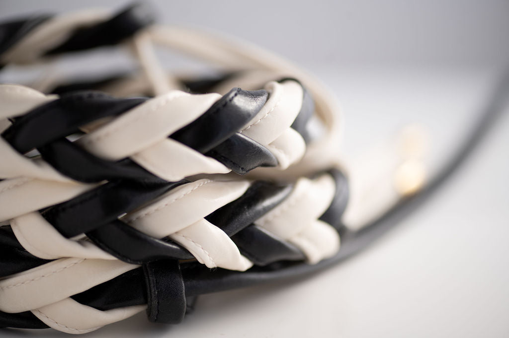 Narrow skinny wrap belt with metal hardware, plus size inclusive