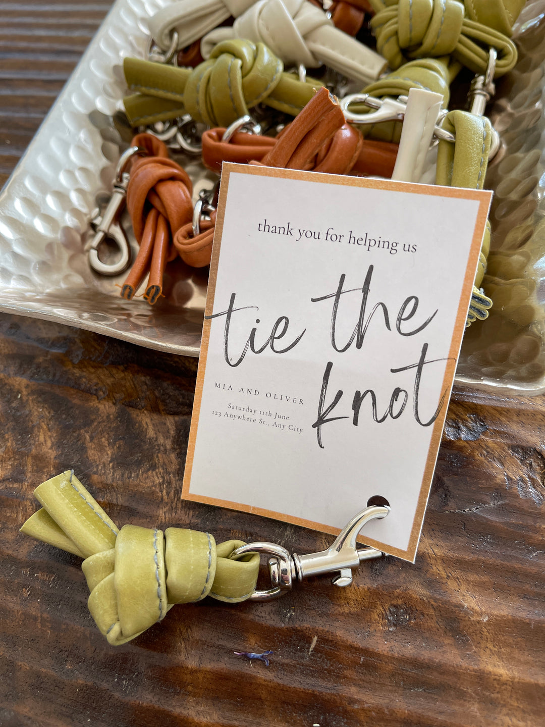 "Tie the Knot" - French Knot Bag Charm