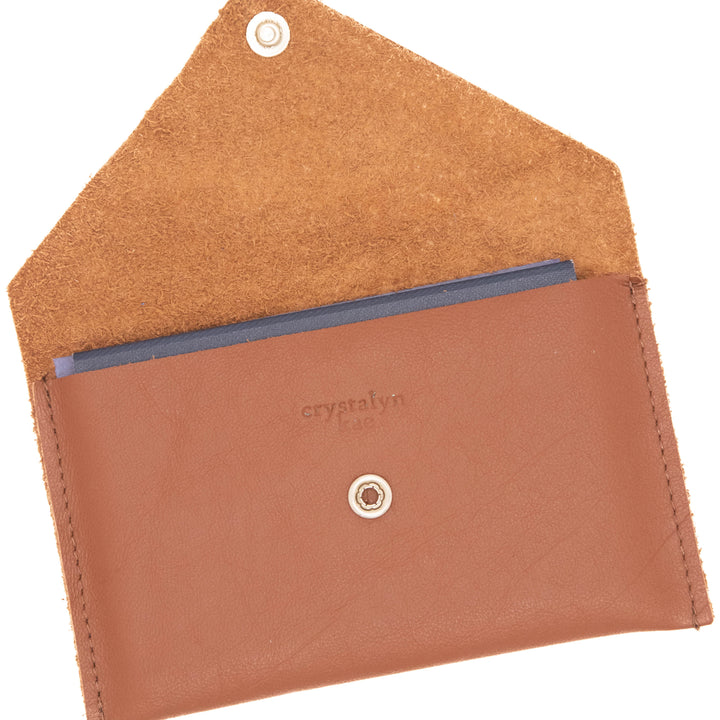 Passport Case Wallet from Leather made in USA#color_brown