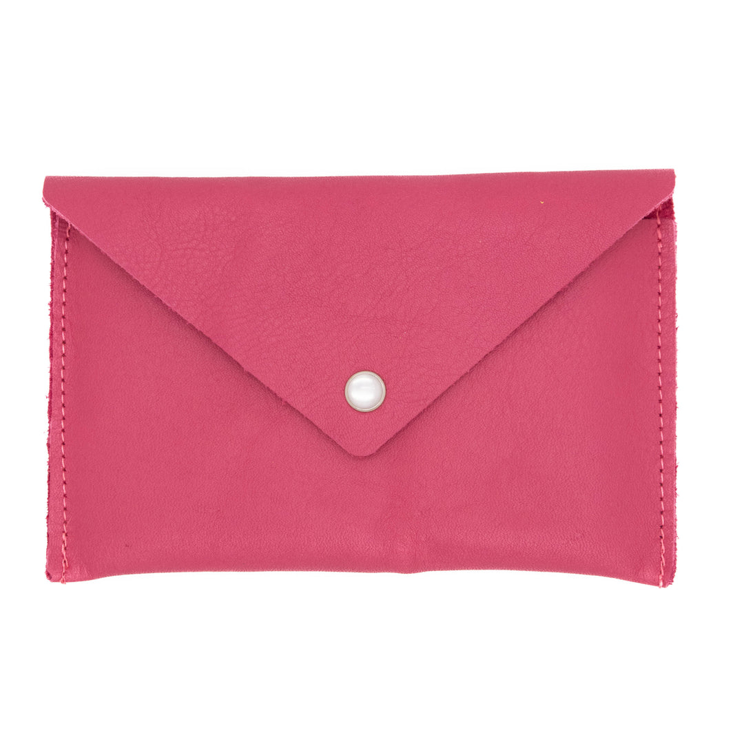 Passport Case Wallet from Leather made in USA#color_pink