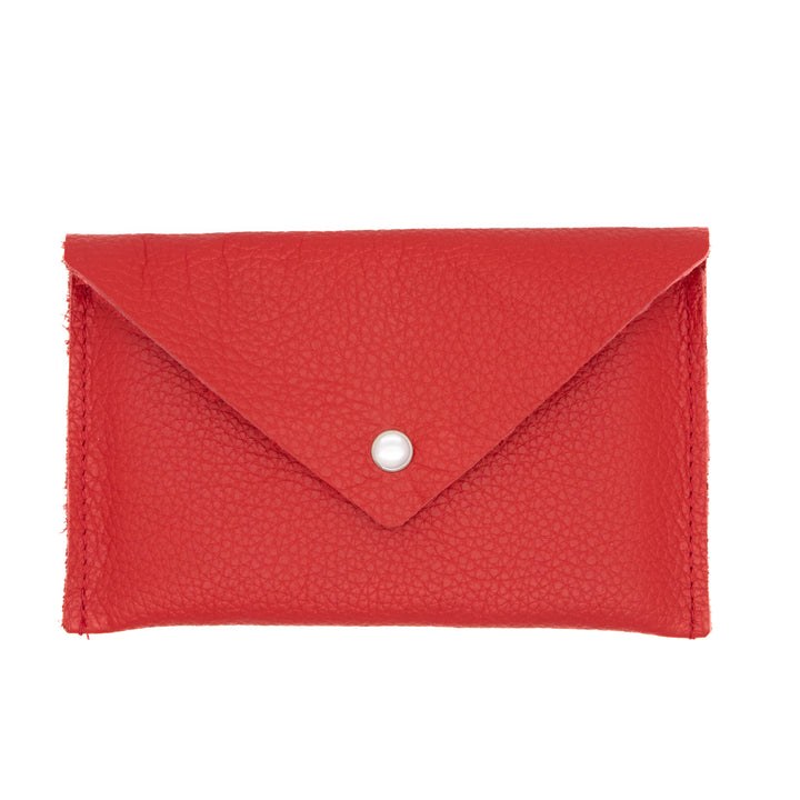 Passport Case Wallet from Leather made in USA#color_red