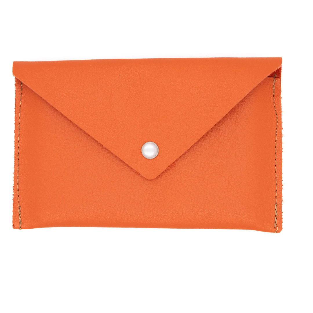 Passport Case Wallet from Leather made in USA#color_orange