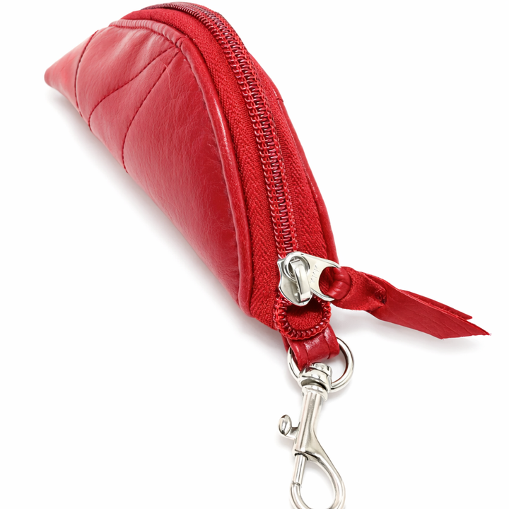 Cushioned Glasses Cases with ZIpper closure and Clip