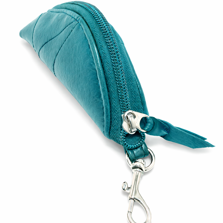 Cushioned Glasses Cases with ZIpper closure and Clip