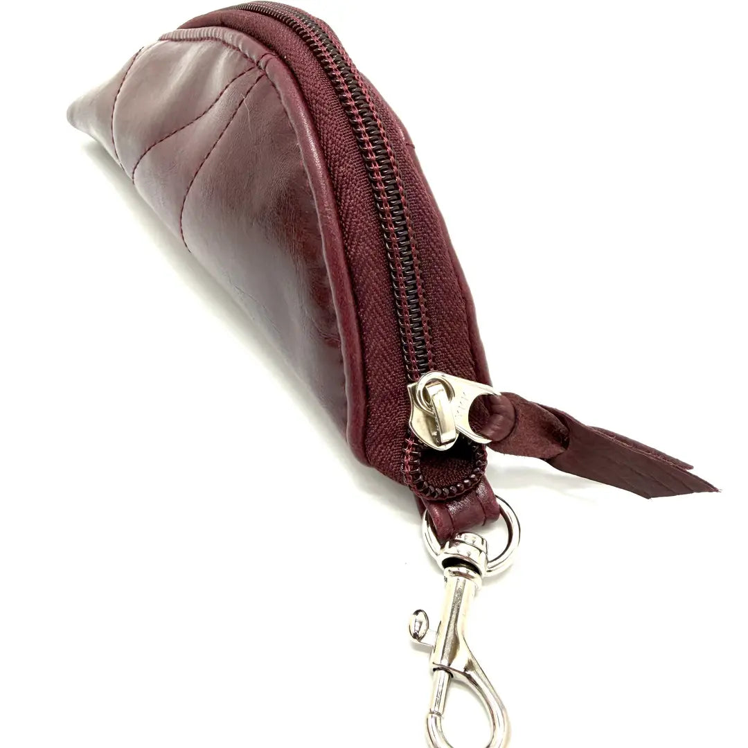 Cushioned Glasses Cases with ZIpper closure and Clip