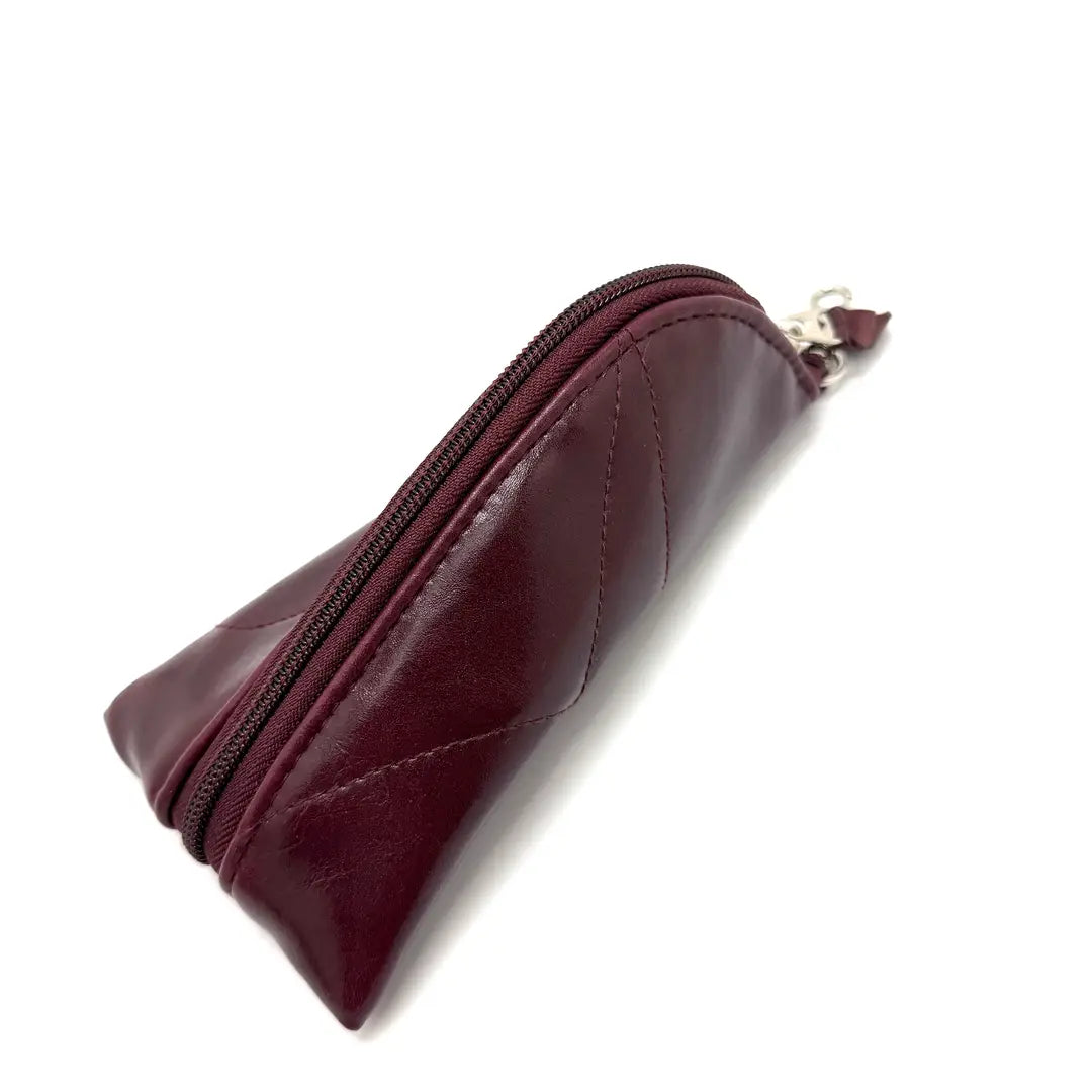 Cushioned Glasses Cases with ZIpper closure and Clip
