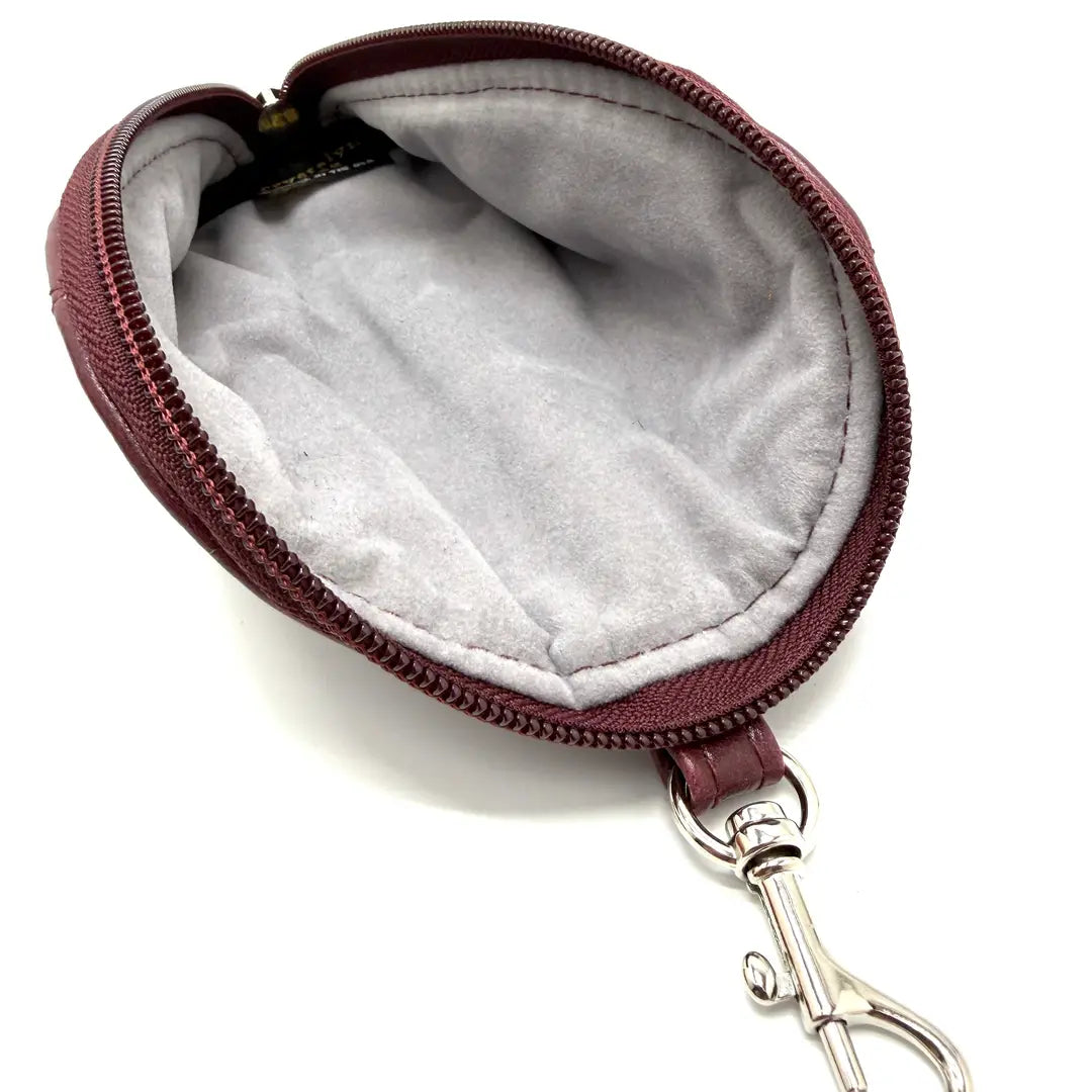 Cushioned Glasses Cases with ZIpper closure and Clip