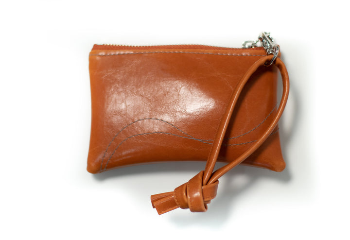 Small Valet Pouch from Glazed Vegan Leather#color_butterscotch