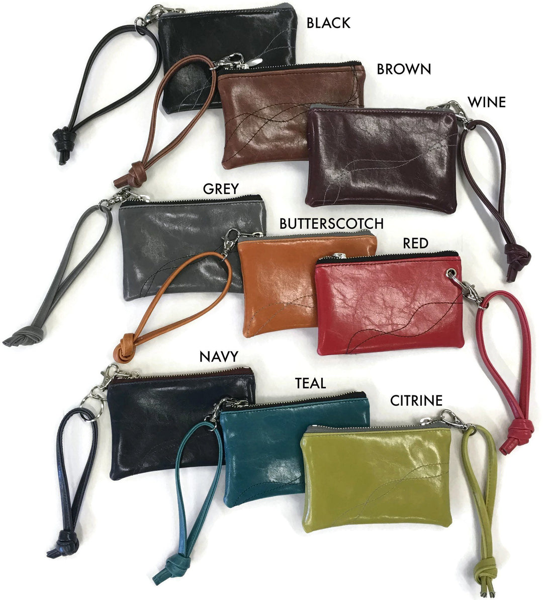 Small Valet Pouch from Glazed Vegan Leather#color_butterscotch