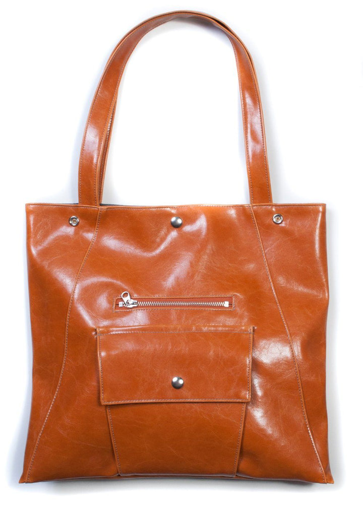 Womens Tote Bag - Metier Tote - Butterscotch Vegan purse made in usa